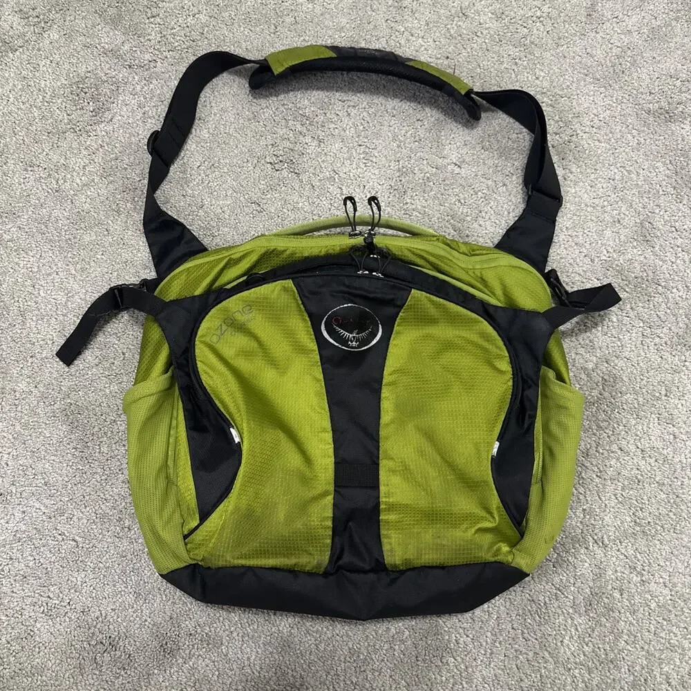 Osprey Ozone Courier Bag Green Laptop Messenger Bag Travel Business Carry-on